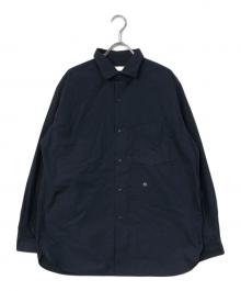 nanamica（ナナミカ）の古着「Regular Collar Wind Shirt」｜ネイビー