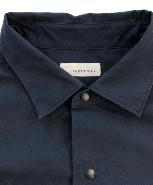 nanamica（ナナミカ）nanamica (ナナミカ) Regular Collar Wind Shirt ネイビー サイズ:SIZE Sの古着・服飾アイテム
