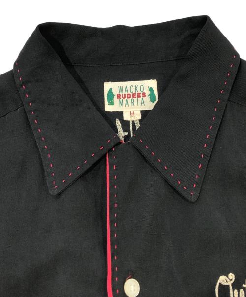 WACKO MARIA（ワコマリア）WACKO MARIA (ワコマリア) 刺繍レーヨンシャツ ブラック サイズ:SIZE Mの古着・服飾アイテム