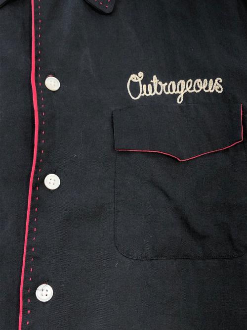 WACKO MARIA（ワコマリア）WACKO MARIA (ワコマリア) 刺繍レーヨンシャツ ブラック サイズ:SIZE Mの古着・服飾アイテム
