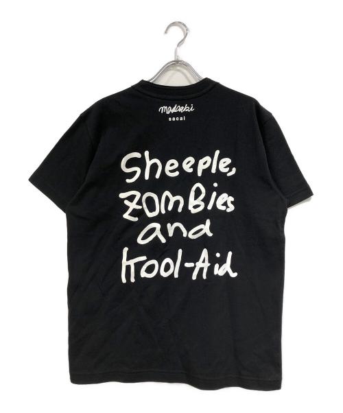 sacai（サカイ）sacai (サカイ) MADSAKI (マドサキ) MADSAKI Print T-Shirt ブラック サイズ:SIZE 1の古着・服飾アイテム
