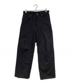 中古・古着通販】stein (シュタイン) stein 切替デニムパンツ ブラック