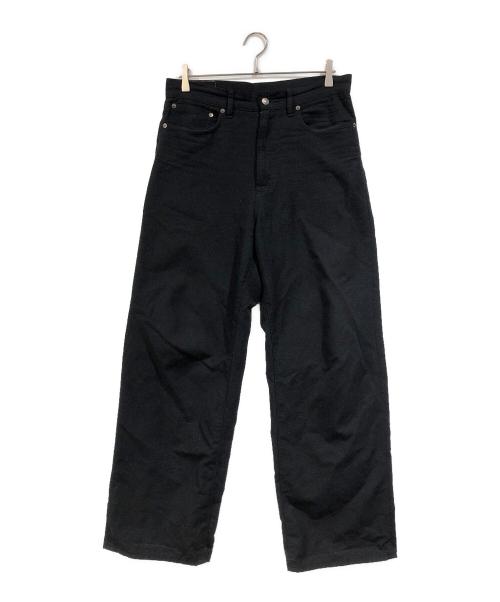 UNUSED（アンユーズド）UNUSED (アンユーズド) Wide glitter pants ブラック サイズ:SIZE 2の古着・服飾アイテム