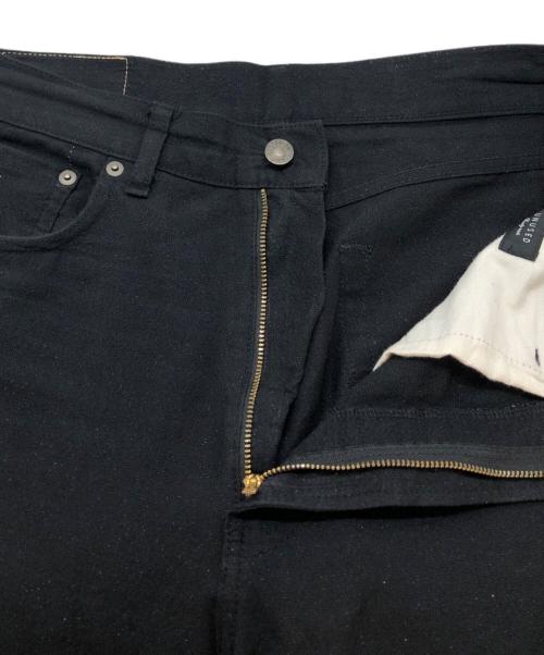 UNUSED（アンユーズド）UNUSED (アンユーズド) Wide glitter pants ブラック サイズ:SIZE 2の古着・服飾アイテム