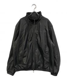 EMPORIO ARMANI（エンポリオ アルマーニ）の古着「シープレザーライダースジャケット」｜ブラック