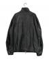EMPORIO ARMANI (エンポリオ アルマーニ) シープレザーライダースジャケット ブラック サイズ:SIZE 56：40000円
