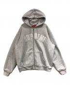 SUPREMEシュプリーム）の古着「Arc Thermal Zip Up Hooded Sweatshirt」｜ホワイト