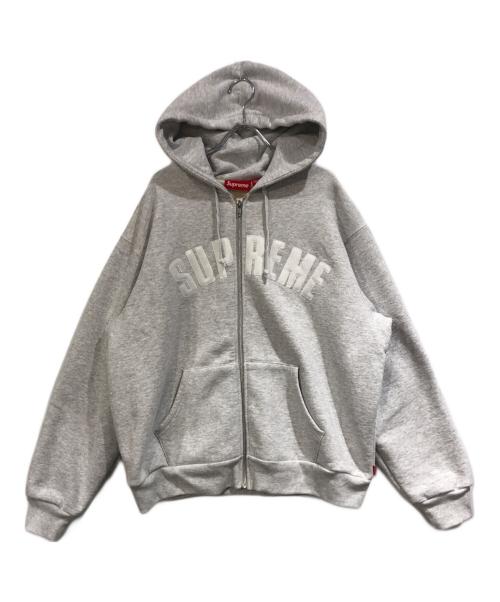 SUPREME（シュプリーム）Supreme (シュプリーム) Arc Thermal Zip Up Hooded Sweatshirt ホワイト サイズ:SIZE Mの古着・服飾アイテム