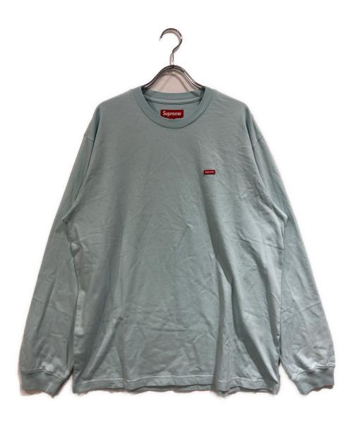 SUPREME（シュプリーム）Supreme (シュプリーム) Small Box L/S Tee ブルー サイズ:SIZE Mの古着・服飾アイテム
