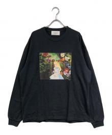 UNUSED×BEAUTY&YOUTH UNITED ARROWS×DISNEY（アンユーズド×ビューティーアンドユースユナイテッドアローズ×ディズニー）の古着「Alice in Wonderland/LONGSLEEVE T-SHIRT」｜ブラック
