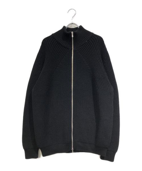 BATONER（バトナ―）BATONER (バトナ―) SIGNATURE DRIVERS KNIT ブラック サイズ:SIZE 3の古着・服飾アイテム