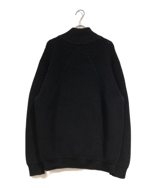 BATONER（バトナ―）BATONER (バトナ―) SIGNATURE DRIVERS KNIT ブラック サイズ:SIZE 3の古着・服飾アイテム