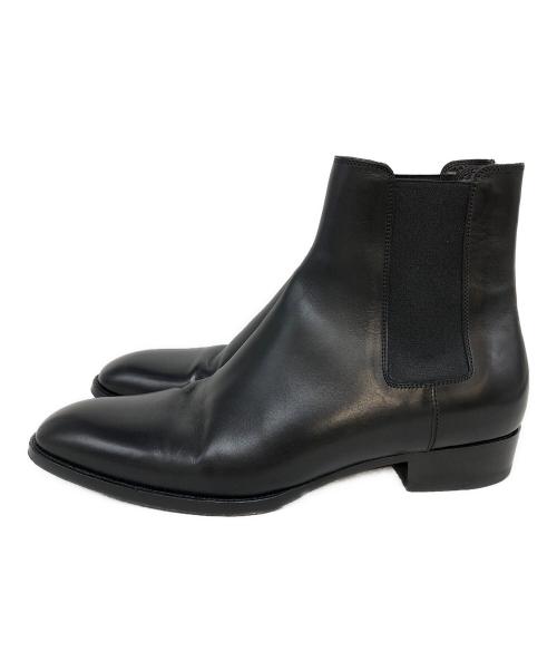 Saint Laurent Paris（サンローランパリ）Saint Laurent Paris (サンローランパリ) チェルシーサイドゴアブーツ ブラック サイズ:SIZE 42の古着・服飾アイテム
