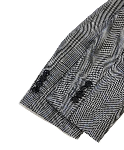 POLO RALPH LAUREN（ポロ・ラルフローレン）POLO RALPH LAUREN (ポロ・ラルフローレン) 千鳥格子2Bジャケットベストセットアップ グレー×ブラック サイズ:-の古着・服飾アイテム