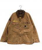 POLO RALPH LAURENポロ・ラルフローレン）の古着「ダックフィールドジャケット」｜ブラウン