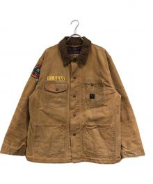 POLO RALPH LAUREN（ポロ・ラルフローレン）の古着「ダックフィールドジャケット」｜ブラウン