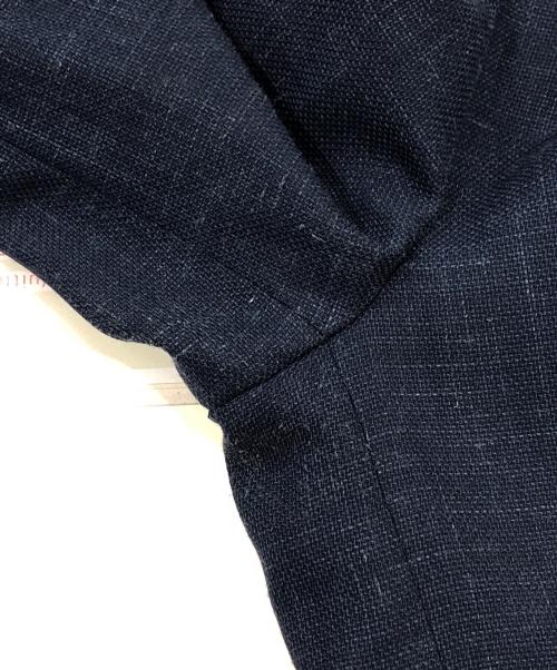 POLO RALPH LAUREN（ポロ・ラルフローレン）POLO RALPH LAUREN (ポロ・ラルフローレン) リネン混2Bジャケット ネイビー サイズ:SIZE 44の古着・服飾アイテム