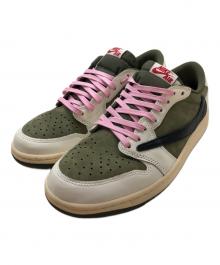 NIKE×Travis Scott（ナイキ×トラヴィススコット）の古着「Air Jordan 1 Low OG SP "Reverse Olive"」｜グリーン