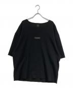 Lyftリフト）の古着「Thermal Wappen Extra Big T-SHIRT」｜ブラック