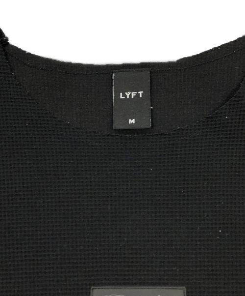 Lyft（リフト）Lyft (リフト) Thermal Wappen Extra Big T-SHIRT ブラック サイズ:SIZE Mの古着・服飾アイテム