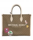 MICHAEL KORSマイケルコース）の古着「シグネチャートートバッグ」｜ベージュ