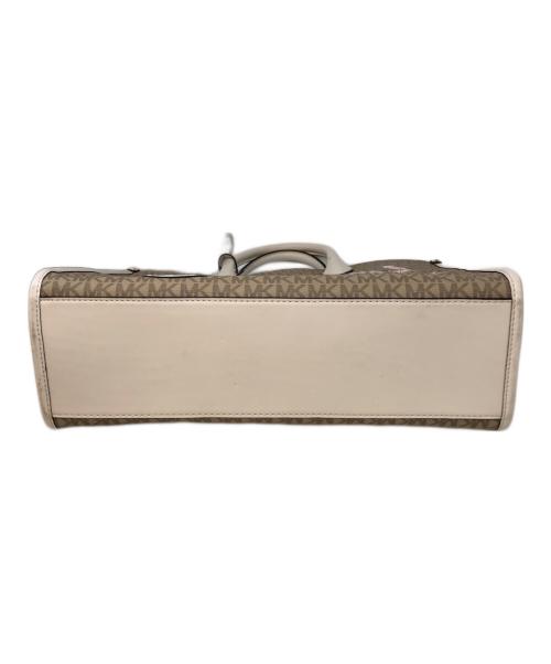 MICHAEL KORS（マイケルコース）MICHAEL KORS (マイケルコース) シグネチャートートバッグ ベージュの古着・服飾アイテム