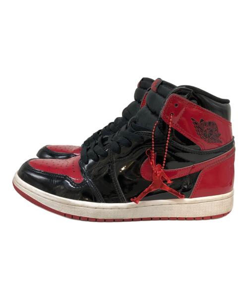 NIKE（ナイキ）NIKE (ナイキ) AIR JORDAN1 レッド×ブラック サイズ:SIZE 27.5cmの古着・服飾アイテム