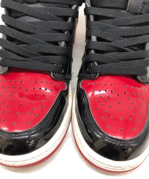 NIKE（ナイキ）NIKE (ナイキ) AIR JORDAN1 レッド×ブラック サイズ:SIZE 27.5cmの古着・服飾アイテム