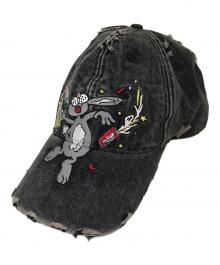 MARTINE ROSE（マーティン・ローズ）の古着「BUNNYCAP」｜ブラック