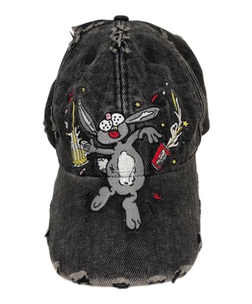 MARTINE ROSE（マーティン・ローズ）Martine rose (マーティン・ローズ) BUNNYCAP ブラックの古着・服飾アイテム