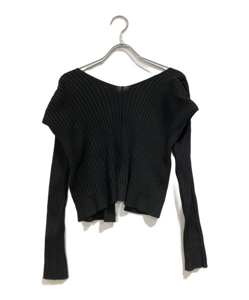 jacquemus（ジャックムス）JACQUEMUS (ジャックムス) La maille Pralu longue ブラック サイズ:SIZE 36の古着・服飾アイテム