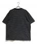 THE ENNOY PROFESSIONAL (ザ エンノイ プロフェッショナル) ボーダーTシャツ ブラック サイズ:SIZE S：15000円
