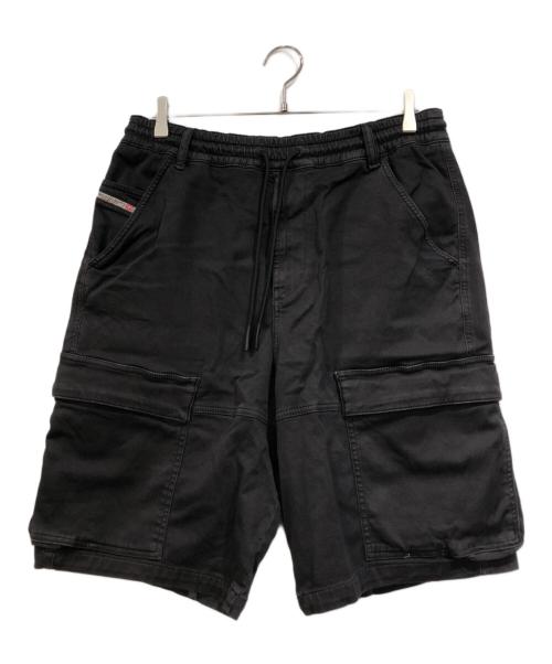 DIESEL（ディーゼル）DIESEL (ディーゼル) D-KROOLEY-CARGO-SHORT JOGG ブラック サイズ:SIZE 32の古着・服飾アイテム