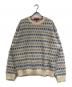 Supreme（シュプリーム）の古着「FLOWERS METALLIC SWEATER」｜ホワイト
