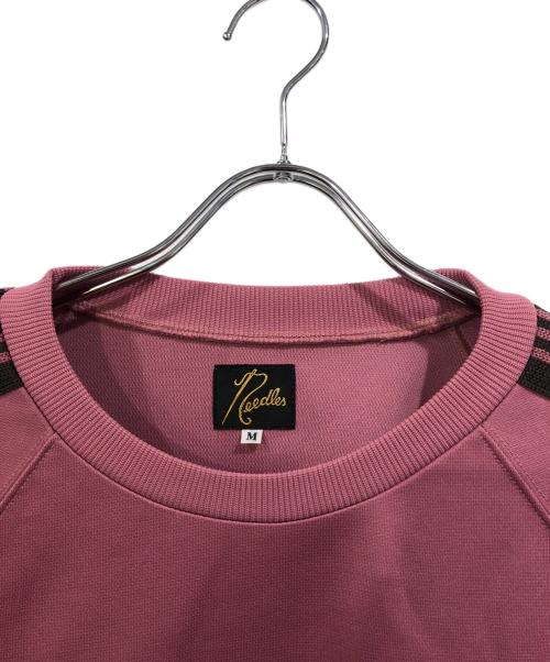 Needles（ニードルズ）Needles (ニードルズ) Track Crew Neck Shirt ピンク サイズ:SIZE Mの古着・服飾アイテム