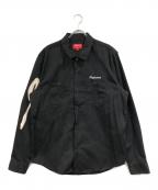SUPREMEシュプリーム）の古着「Rose L/S Work Shirt」｜ブラック