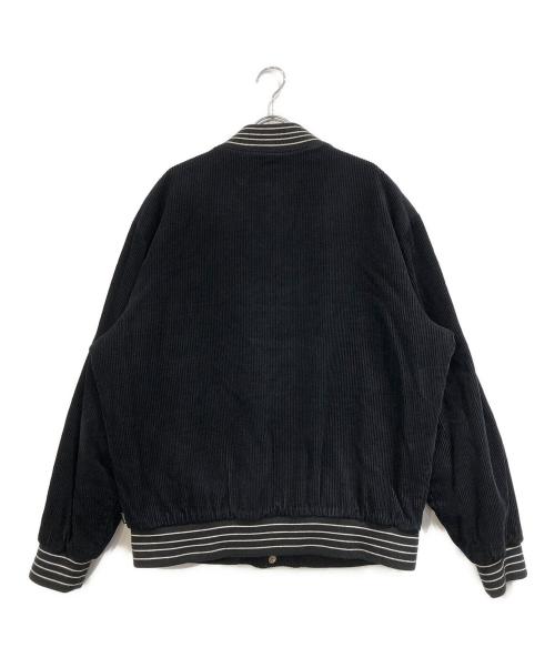 SUPREME（シュプリーム）Supreme (シュプリーム) OLD ENGLISH CORDUROY VARSITY JACKET ブラック サイズ:SIZE Mの古着・服飾アイテム
