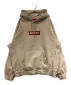 SUPREMEシュプリーム）の古着「Box Logo Hooded Sweatshirt」｜ベージュ