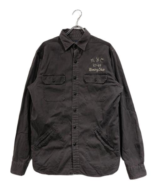 POLO RALPH LAUREN（ポロ・ラルフローレン）POLO RALPH LAUREN (ポロ・ラルフローレン) N.Y.C Boxing Club シャツ ブラック サイズ:SIZE Sの古着・服飾アイテム