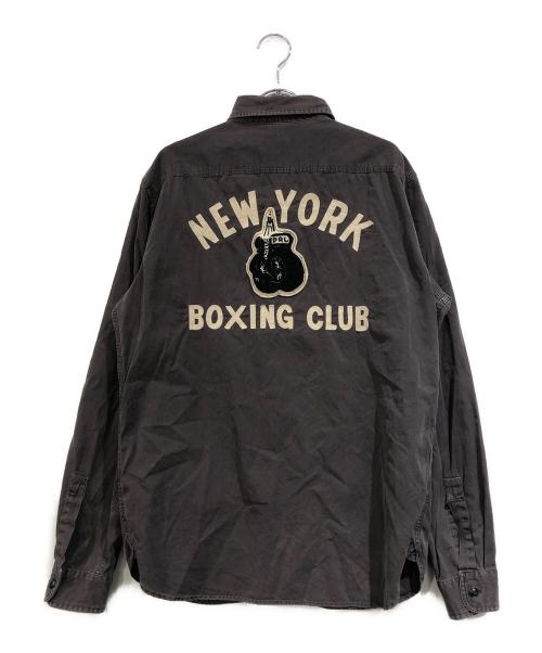 POLO RALPH LAUREN（ポロ・ラルフローレン）POLO RALPH LAUREN (ポロ・ラルフローレン) N.Y.C Boxing Club シャツ ブラック サイズ:SIZE Sの古着・服飾アイテム