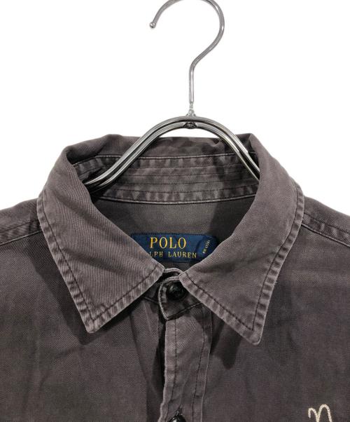 POLO RALPH LAUREN（ポロ・ラルフローレン）POLO RALPH LAUREN (ポロ・ラルフローレン) N.Y.C Boxing Club シャツ ブラック サイズ:SIZE Sの古着・服飾アイテム