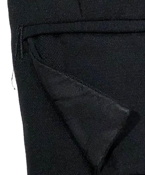LQ...MEN（エルキューメン）LQ...MEN (エルキューメン) ストライプデザイン4Bジャケット ブラック サイズ:SIZE Mの古着・服飾アイテム