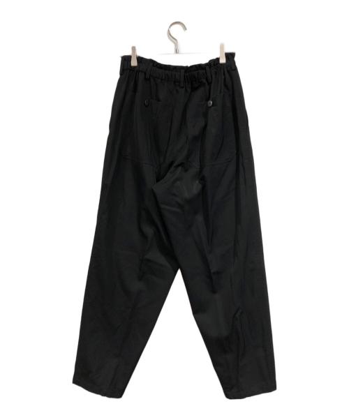 LQ...MEN（エルキューメン）LQ...MEN (エルキューメン) スラックステーパードパンツ ブラック サイズ:SIZE Sの古着・服飾アイテム