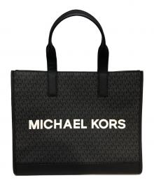 MICHAEL KORS（マイケルコース）の古着「モノグラムトートバッグ」｜ブラック