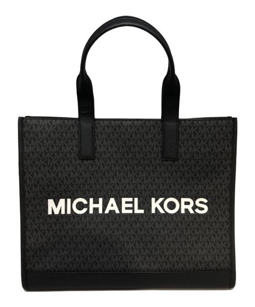 MICHAEL KORS（マイケルコース）MICHAEL KORS (マイケルコース) モノグラムトートバッグ ブラックの古着・服飾アイテム
