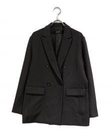 JOURNAL STANDARD（ジャーナルスタンダード）の古着「ウールライクストレッチジャケット」｜ブラック