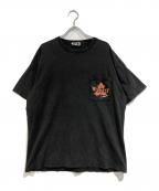 KITHキス）の古着「leaf vintage pocket tee」｜ブラック