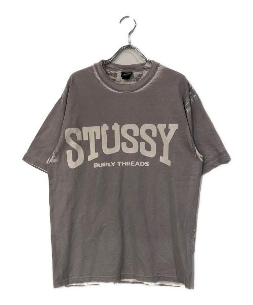 stussy（ステューシー）stussy (ステューシー) BURLY STONE WASHED TEE パープル サイズ:SIZE Mの古着・服飾アイテム