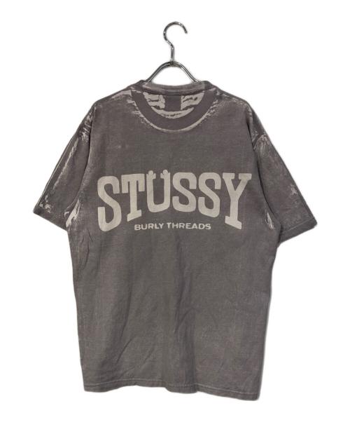 stussy（ステューシー）stussy (ステューシー) BURLY STONE WASHED TEE パープル サイズ:SIZE Mの古着・服飾アイテム