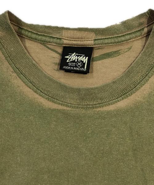 stussy（ステューシー）stussy (ステューシー) BURLY STONE WASHED TEE グリーン サイズ:SIZE Mの古着・服飾アイテム
